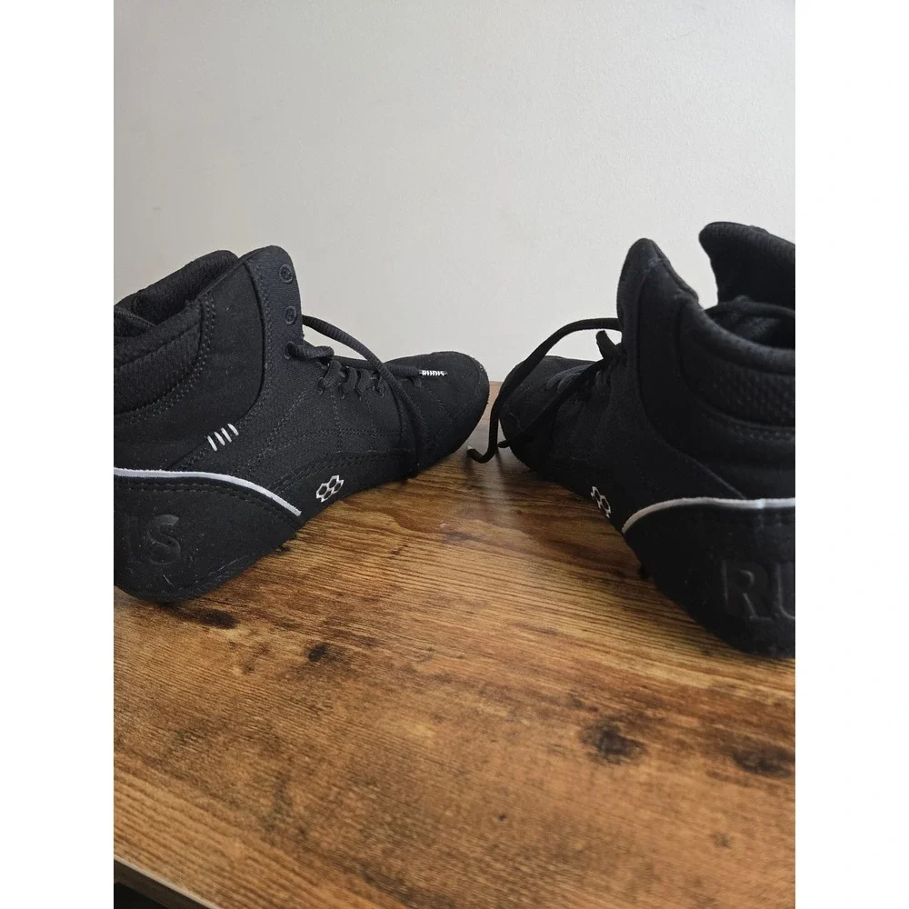 Rudis Colt Wrestling Shoes Blackout Mid Top Mens 10.5 RUDNC1006-BLKOUT-10.5
